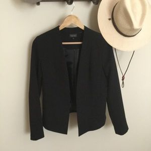 Black cropped blazer - Topshop